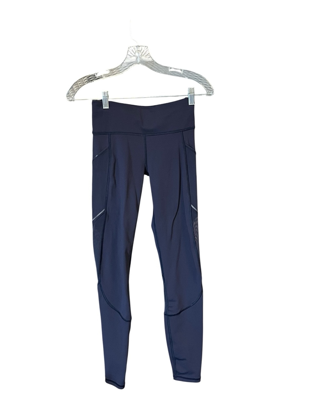 Lululemon License to Train Leggings Tights Size 4 Navy Athleisure Gorpcore Gym